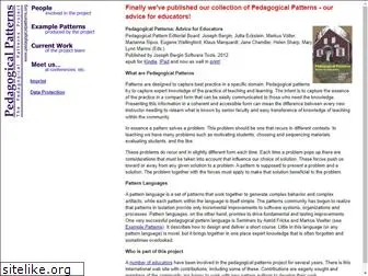 pedagogicalpatterns.org