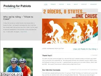 pedalingforpatriots.com