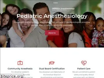 pediatricadultanesthesia.com