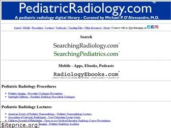 pediatricradiology.com