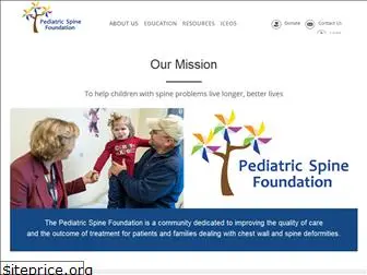 pediatricspinefoundation.org