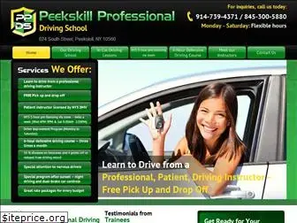 peekskilldrivingschool.com