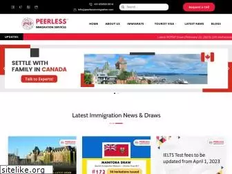 peerlessimmigration.com
