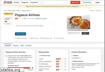 pegasus-airlines.pissedconsumer.com