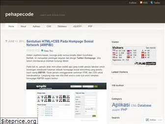 pehapecode.wordpress.com