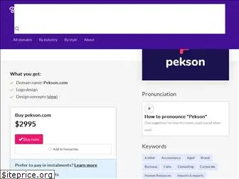 pekson.com