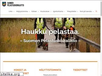 pelastuskoiraliitto.fi