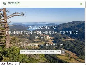 pembertonholmessaltspring.com