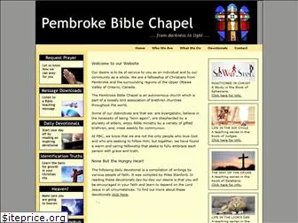 pembrokebiblechapel.com