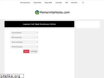 pemerintahkota.com