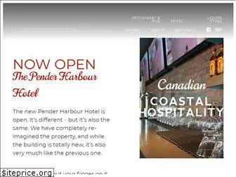 penderharbourhotel.com