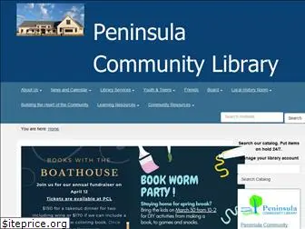 peninsulacommunitylibrary.org
