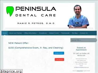 peninsuladentalcare.com