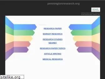 penningtonresearch.org