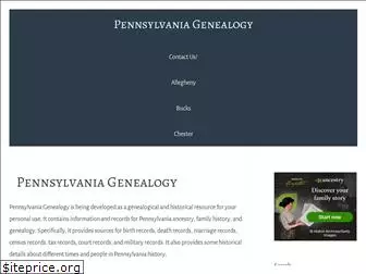 pennsylvaniagenealogy.org
