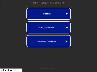 pennysburgers.com