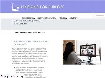 pensionsforpurpose.com