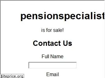 pensionspecialist.com