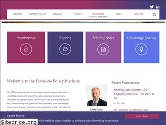 pensionspolicyinstitute.org.uk