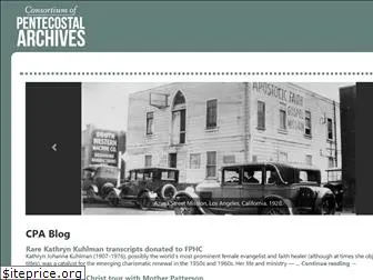 pentecostalarchives.org