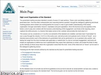 pentest-standard.org thumbnail