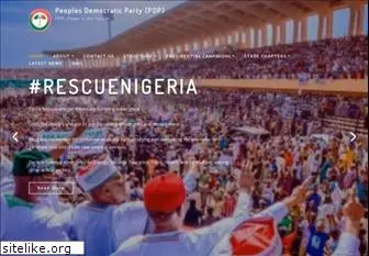 peoplesdemocraticparty.com.ng thumbnail