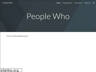 peoplewho.org