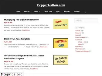 peppergallon.com