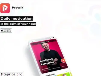 peptalkapp.com