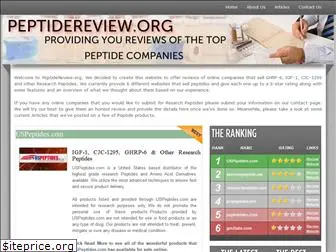 peptidereview.org