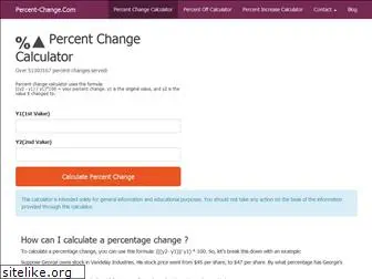 percent-change.com
