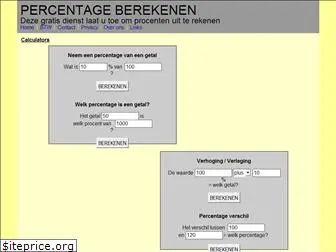 percentage-berekenen.com