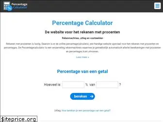 percentagecalculator.nl