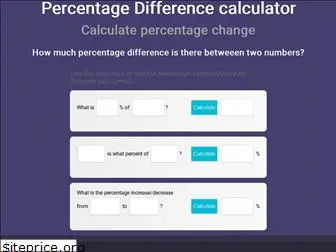 percentagedifferencecalculator.com