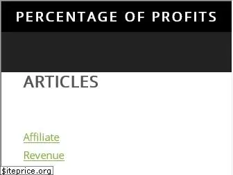 percentageofprofits.com