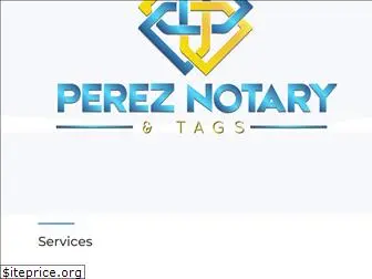 pereznotaryandtags.com