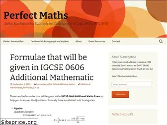 perfectmaths.com