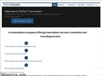 perfecttranscribers.co.za