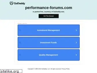 performance-forums.com