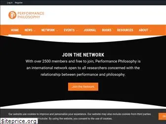 performancephilosophy.org