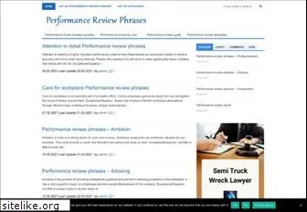 performancereviewphrases.info