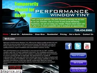 performancewindowtint.com