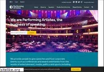 performingartistes.co.uk