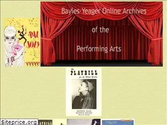 performingartsarchive.com