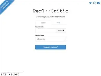 perlcritic.com