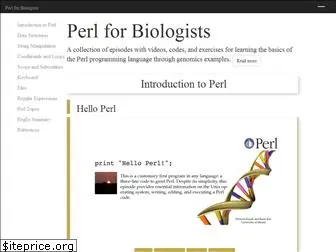 perlforbiologists.org