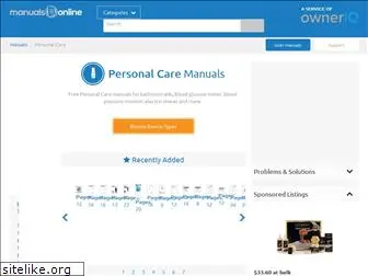 personalcare.manualsonline.com