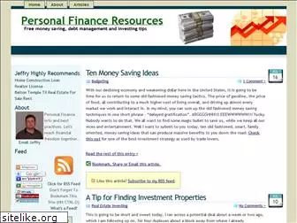 personalfinanceresources.com