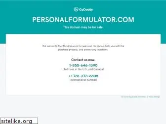 personalformulator.com