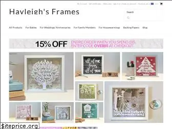 personalisedboxframes.com